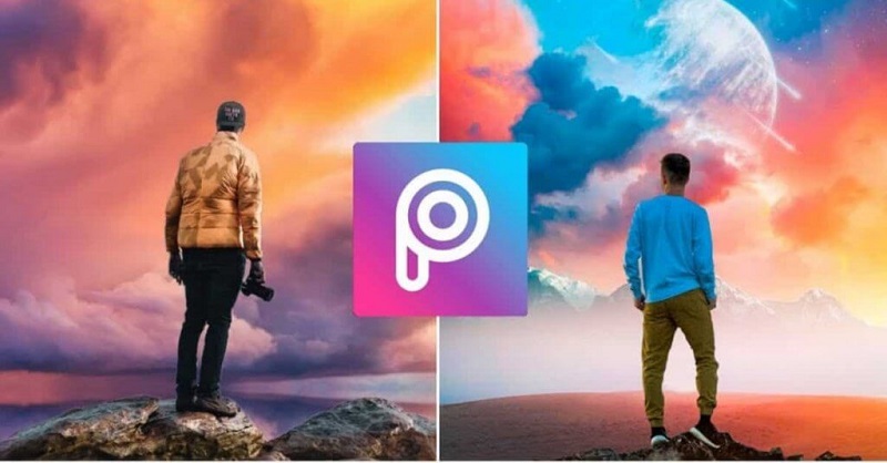 Sáng tạo với app chỉnh bầu trời PICSART