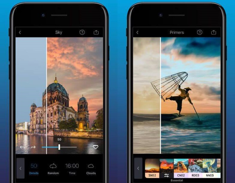 App chỉnh màu bầu trời đẹp giúp bạn biến những bức ảnh thiên nhiên cực kỳ đơn giản và đẹp mắt hơn. Bạn sẽ có thể tùy chỉnh màu sắc, ánh sáng, độ tương phản và nhiều thông số khác của bầu trời chỉ với vài thao tác đơn giản. Để khám phá thêm về các tính năng của app, hãy click vào hình ảnh liên quan ngay nhé.
