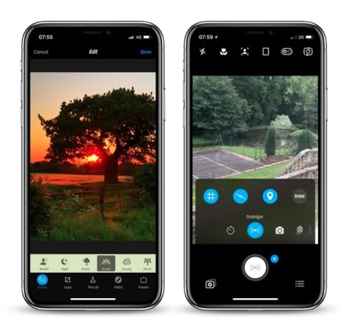 Ứng dụng Camera+ 2 cho cài đặt thủ công trên iPhone