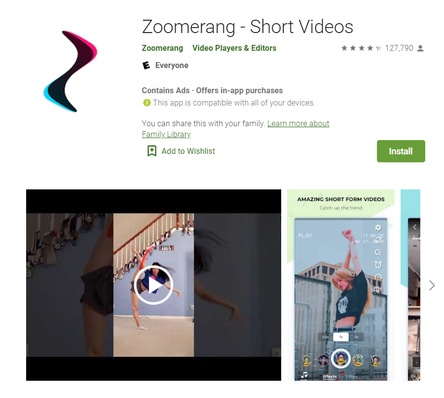 Zoomerang - Ứng dụng chỉnh sửa hỗ trợ bạn cách làm video Tik Tok biến hình