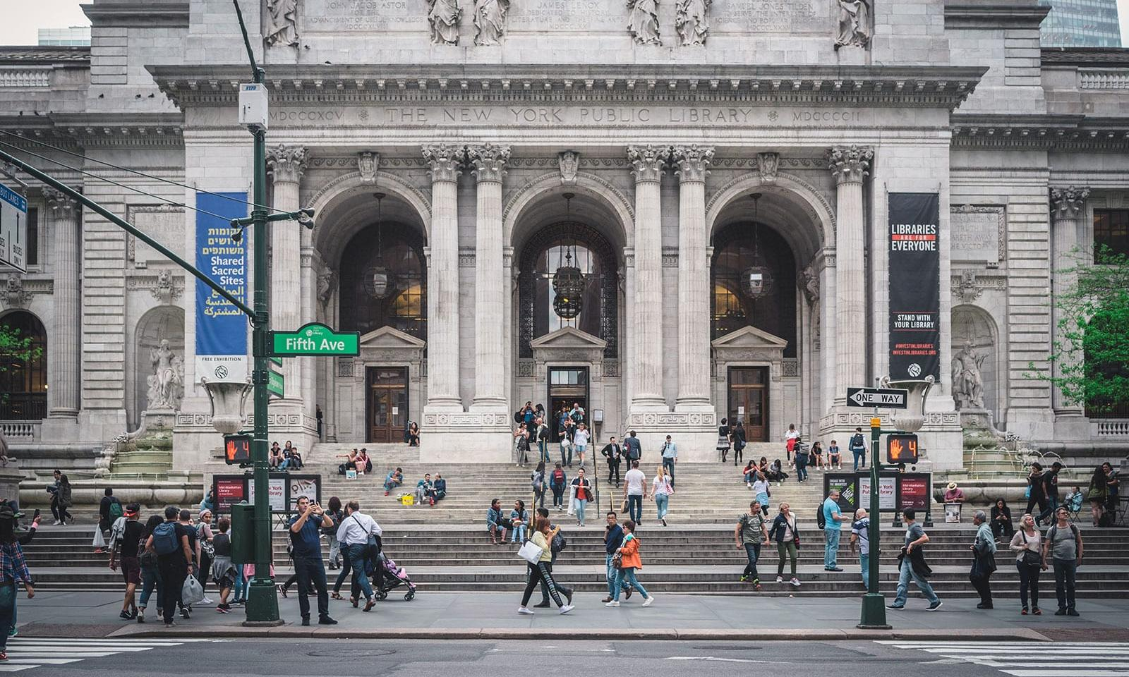 Thư viện thành phố New York, điểm đến thăm quan của nhiều du khách yêu thích văn học