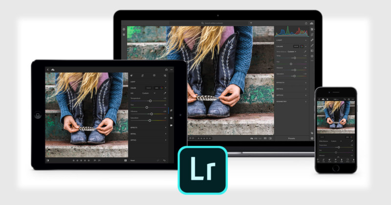  Lightroom CC app một trong những ứng dụng hỗ trợ tuyệt vời nhằm khôi phục lại ảnh bị vỡ