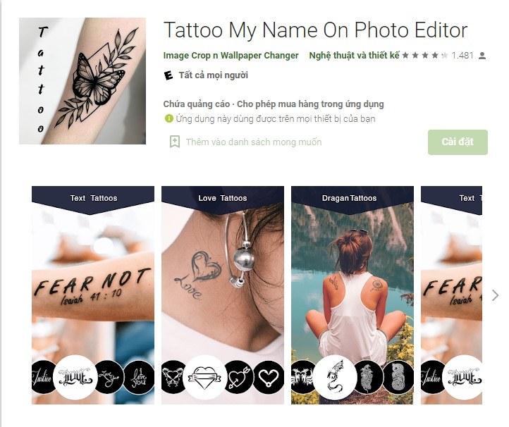 Ứng dụng Ghép hình xăm vào ảnh Tạo Tattoo trên ảnh  Link tải free cách  sử dụng