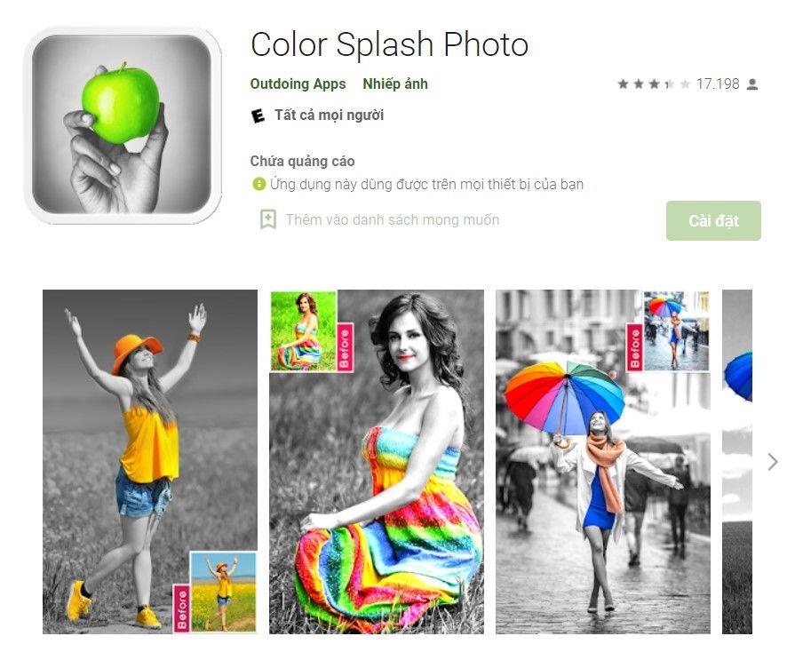 App Color Splash Photo