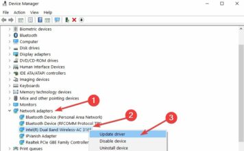 Cách sửa laptop không nhận wifi trên Windows 10/11