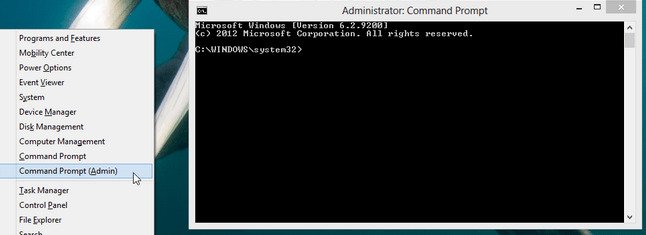 Nhấn tổ hợp phím “Window + X + A" để mở Windows Command Prompt