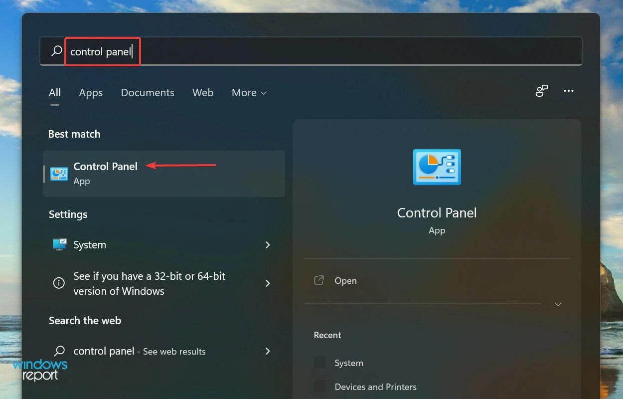 Nhấn Windows + S để khởi chạy menu tìm kiếm
