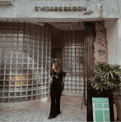 Một góc tại cafe vintage sài Gòn S’mores Sài Gòn
