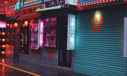 Quán phố người Hoa qua công thức chỉnh màu hongkong
