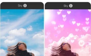 Cách chỉnh màu bầu trời xanh trên iPhone cực đẳng cấp