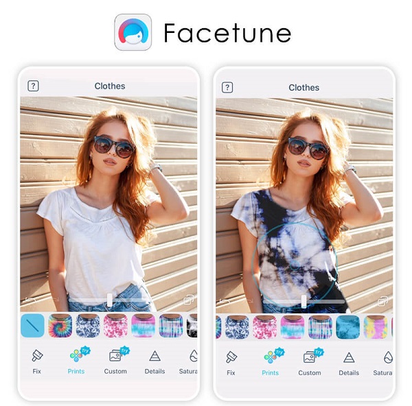 Facetune là app đổi màu áo dễ dàng và nhanh chóng